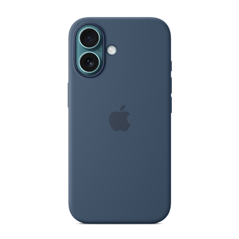 Apple iPhone 16 Plus Silicone Case with MagSafe - Denim - Blue