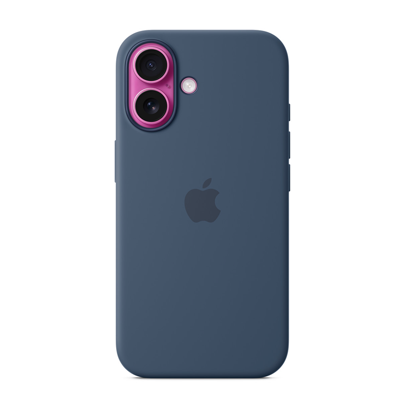 Apple iPhone 16 Plus Silicone Case with MagSafe - Denim - Blue