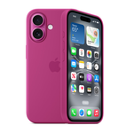 Apple iPhone 16 Plus Silicone Case with MagSafe - Fuchsia Pink - Pink