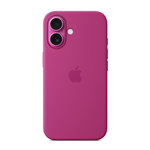 Apple iPhone 16 Plus Silicone Case with MagSafe - Fuchsia Pink - Pink