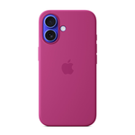 Apple iPhone 16 Plus Silicone Case with MagSafe - Fuchsia Pink - Pink
