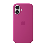 Apple iPhone 16 Plus Silicone Case with MagSafe - Fuchsia Pink - Pink