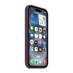 Apple iPhone 16 Plus Silicone Case with MagSafe - Plum - Red