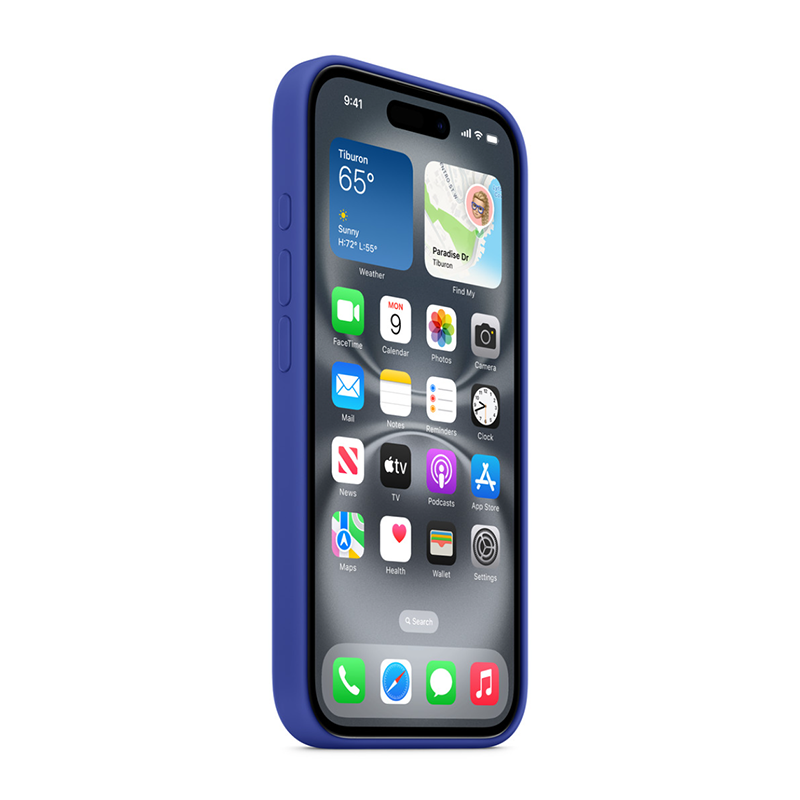 Apple iPhone 16 Plus Silicone Case with MagSafe - Ultramarine Blue - Blue