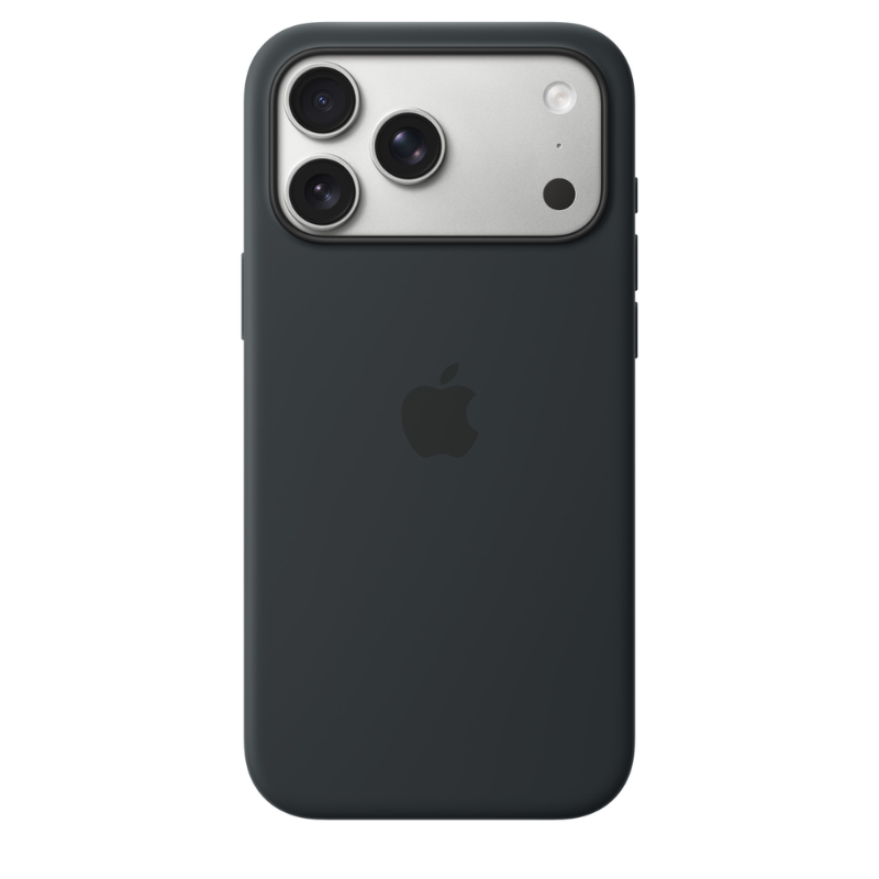 Apple iPhone 17 Pro Max Silicone Case With MagSafe - Black - Black