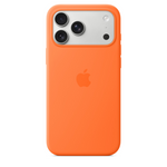 Apple iPhone 17 Pro Max Silicone Case With MagSafe - Orange - Orange