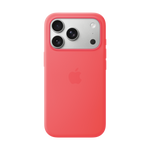 Apple iPhone 17 Pro Silicone Case with MagSafe - Bright Guava,Model A3559 - Red