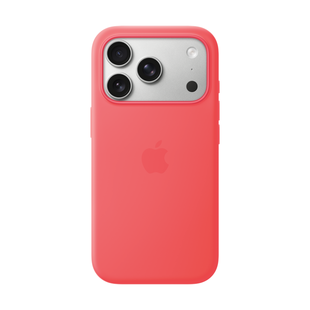Apple iPhone 17 Pro Silicone Case with MagSafe - Bright Guava,Model A3559 - Red
