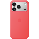 Apple iPhone 17 Pro Silicone Case with MagSafe - Bright Guava,Model A3559 - Red