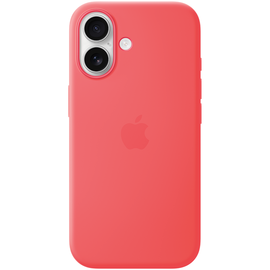 Apple iPhone 17 Silicone Case with MagSafe – Bright Guava (Model A3558) - Bright Guava