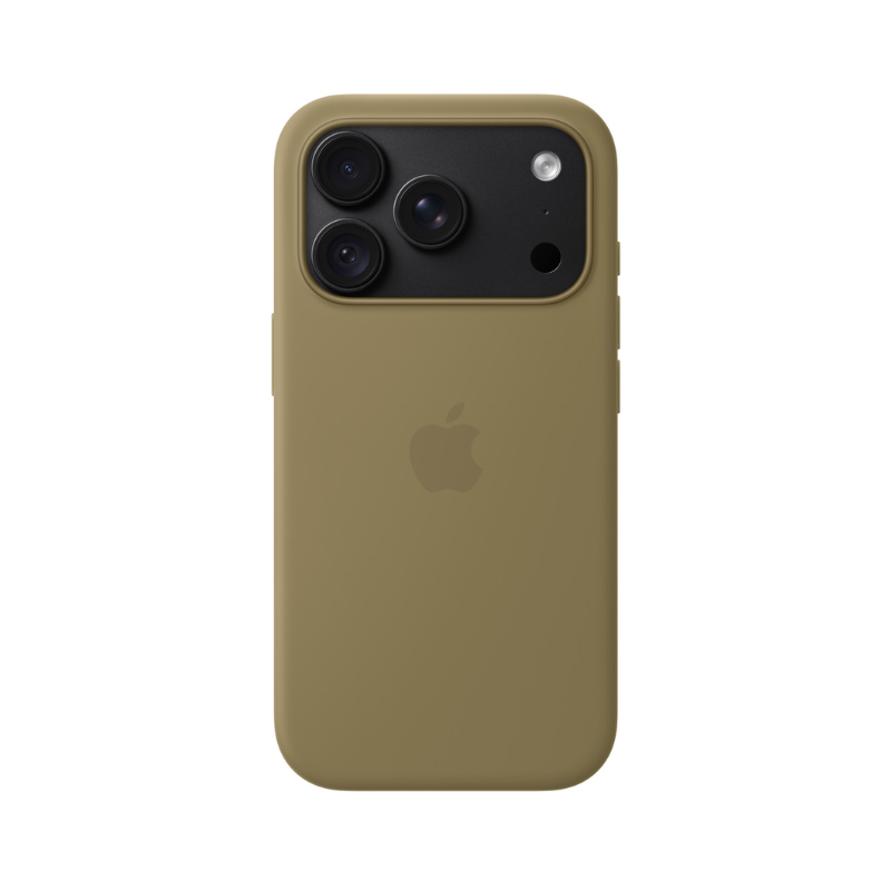 Apple iPhone 18 Pro Max Silicone Case with MagSafe - Olive Model A3702 - Olive - iPhone accessories