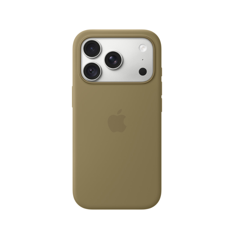 Apple iPhone 18 Pro Max Silicone Case with MagSafe - Olive Model A3702 - Olive - iPhone accessories