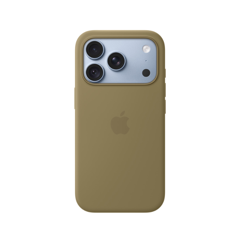 Apple iPhone 18 Pro Max Silicone Case with MagSafe - Olive Model A3702 - Olive - iPhone accessories
