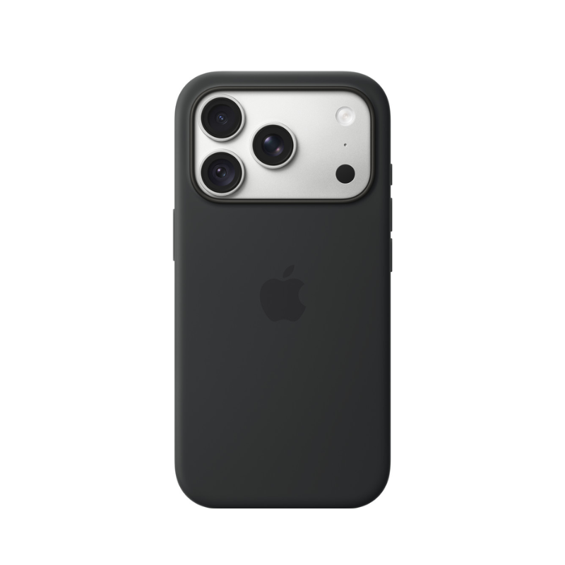 Apple iPhone 18 Pro Silicone Case with MagSafe - Black Model A3701 - Black - iPhone accessories