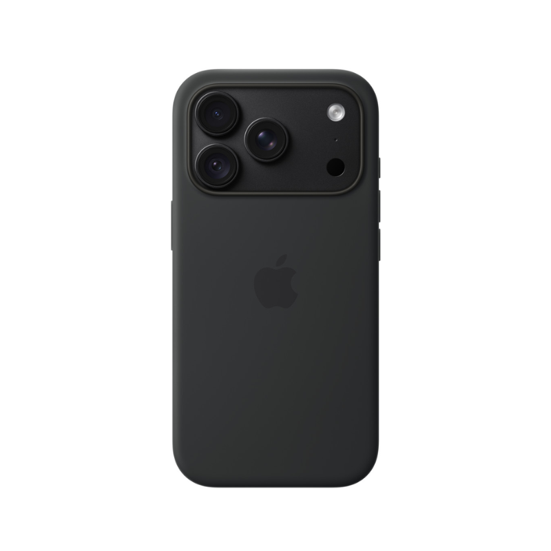 Apple iPhone 18 Pro Silicone Case with MagSafe - Black Model A3701 - Black - iPhone accessories