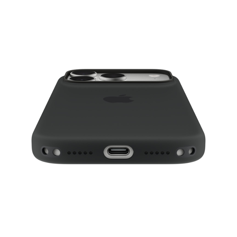 Apple iPhone 18 Pro Silicone Case with MagSafe - Black Model A3701 - Black - iPhone accessories
