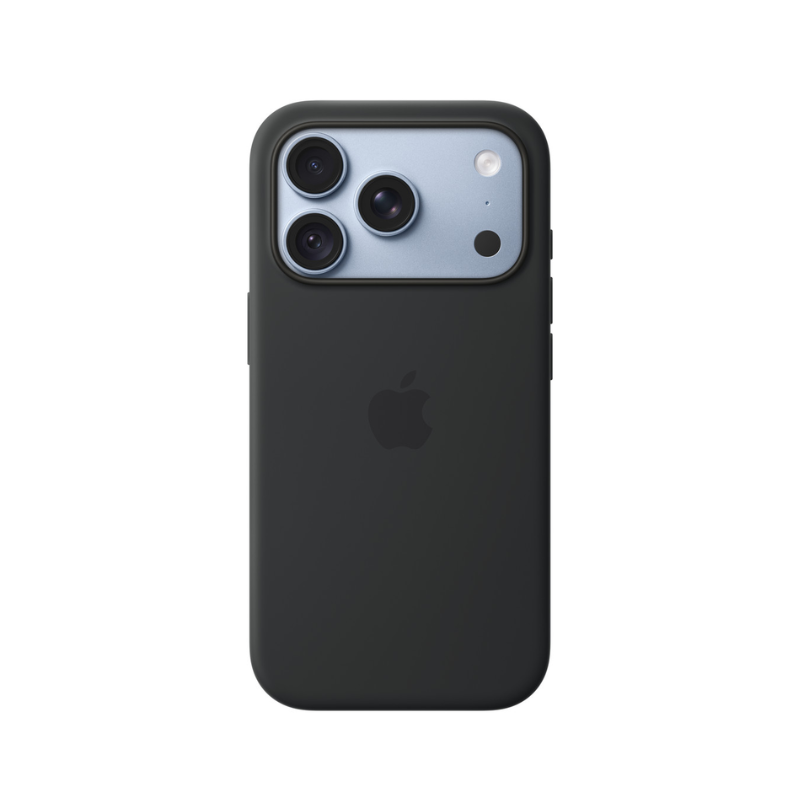 Apple iPhone 18 Pro Silicone Case with MagSafe - Black Model A3701 - Black - iPhone accessories