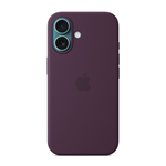 Apple iPhone¬¨‚Ä†16 Silicone Case with MagSafe - Plum - Red