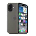 Apple iPhone¬¨‚Ä†16 Silicone Case with MagSafe - Stone Grey - Grey