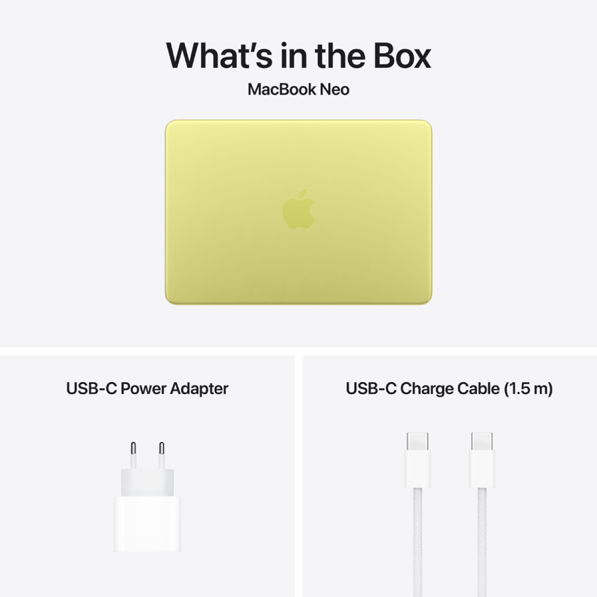 Apple MacBook Neo 13’’ A18 Pro 8GB RAM 512GB SSD Touch ID - Citrus (A3404) - Yellow - MacBook