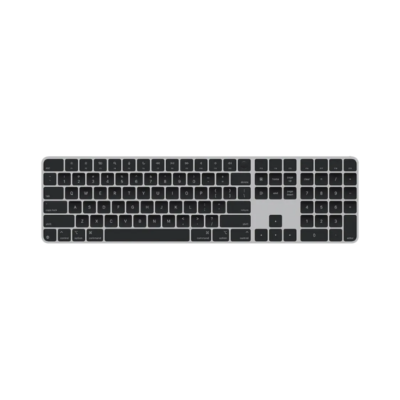 Apple Magic Keyboard With Touch ID And Numeric Keypad For Mac Models With Apple Silicon International English - Black