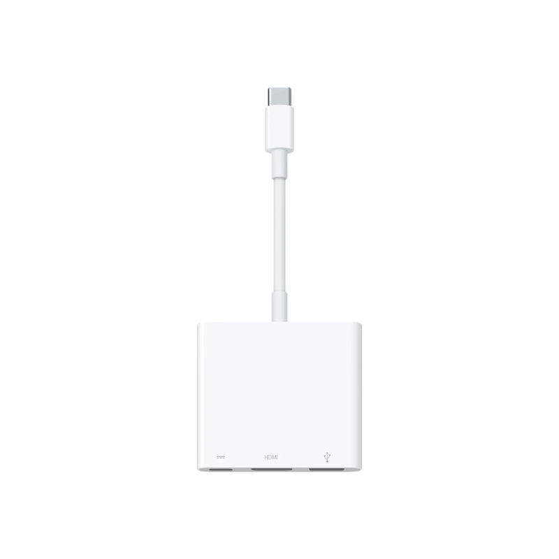 Apple USB-C Digital AV Multiport Adapter - White - White