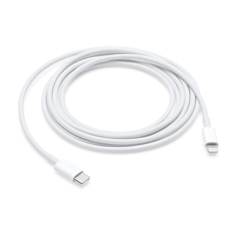 Apple USB C to Lightning 2m Cable - White - White