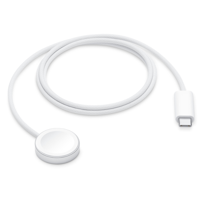 Apple Watch Magnetic Fast Charger to USB-C Cable (1 m) - White - White