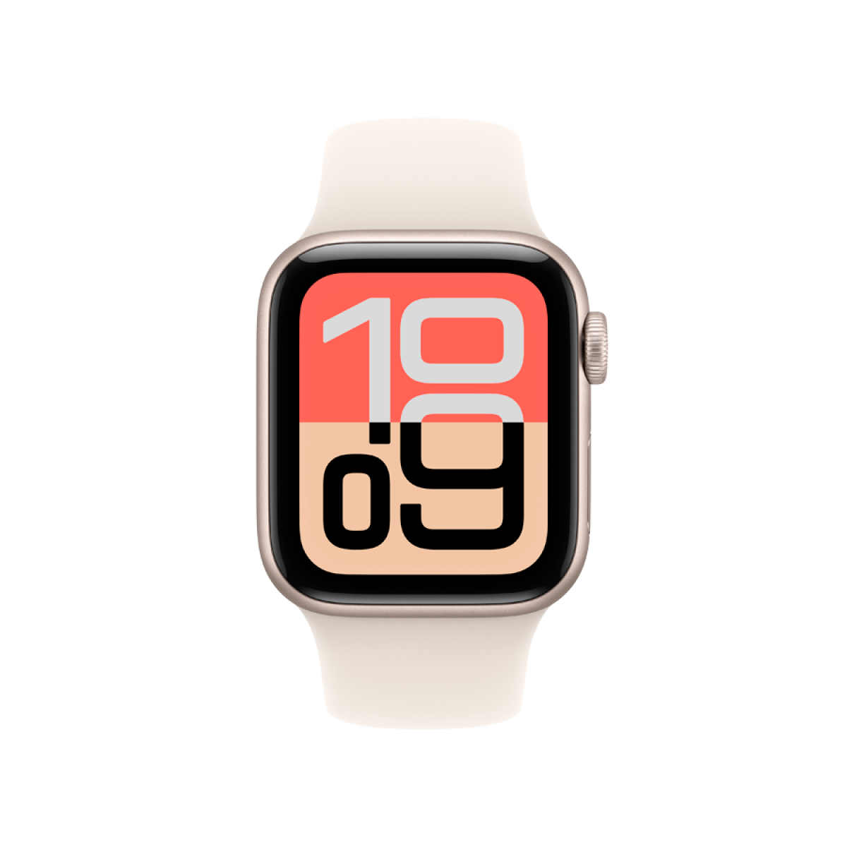 Apple Watch SE 3 GPS 40 mm Starlight Aluminium Case with Starlight Sport Band-M/L - Starlight - Apple Watch