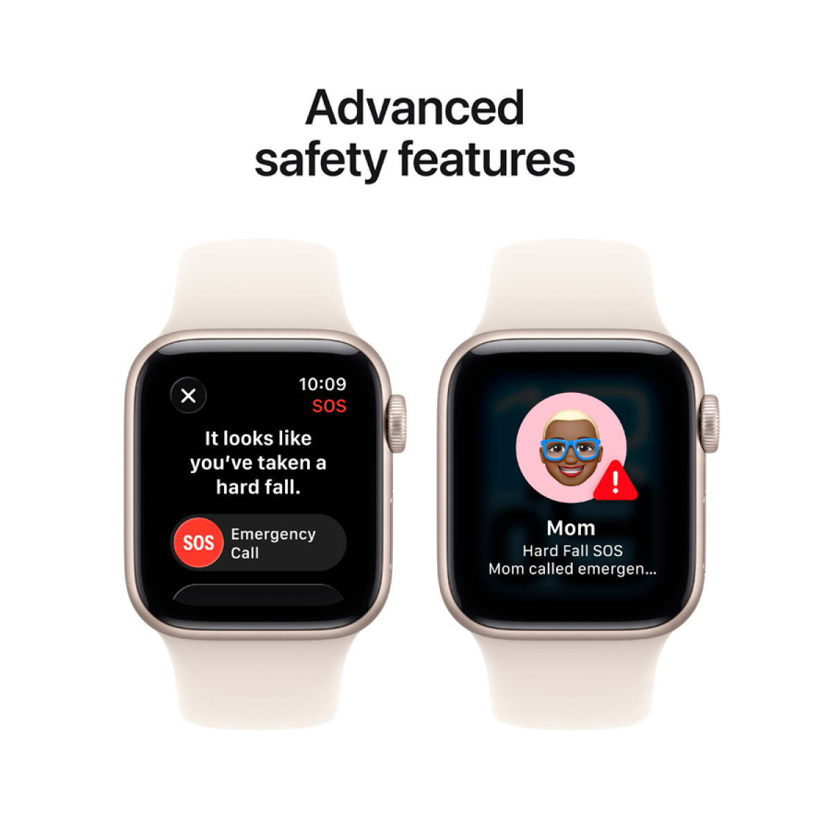 Apple Watch SE 3 GPS 40 mm Starlight Aluminium Case with Starlight Sport Band-M/L - Starlight - Apple Watch