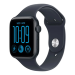 Apple Watch SE 3 GPS 40mm Midnight Aluminium Case with Navy Blue Sport Band - S/M