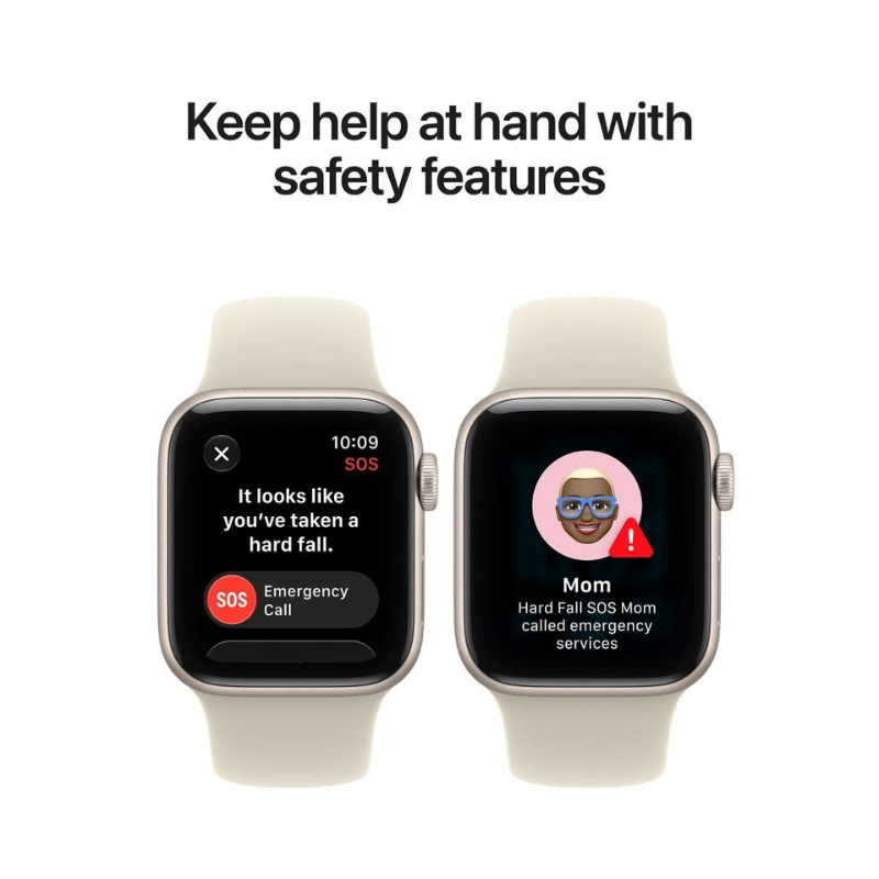 Apple Watch SE 3 GPS 40mm Midnight Aluminium Case with Navy Blue Sport Band - S/M