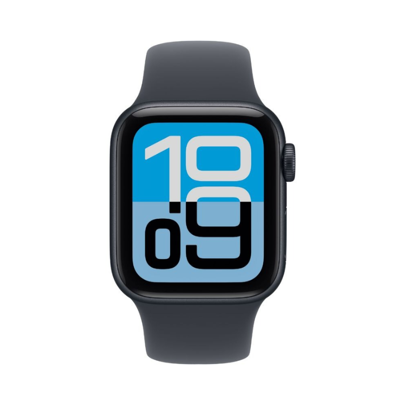 Apple Watch SE 3 GPS 40mm Smartwatch Midnight Aluminium Case With Sport Band M/L - Midnight - Midnight