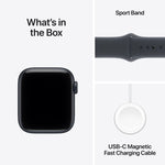 Apple Watch SE 3 GPS 40mm Smartwatch Midnight Aluminium Case With Sport Band S/M - Midnight - Midnight