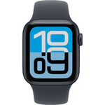 Apple Watch SE 3 GPS 40mm Smartwatch Midnight Aluminium Case With Sport Band S/M - Midnight - Midnight