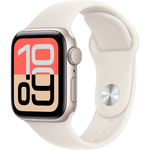 Apple Watch SE 3 GPS 40mm Smartwatch Starlight Aluminium Case With Sport Band S/M - Starlight - Starlight