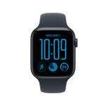 Apple Watch SE 3 GPS 44mm Midnight Aluminium Case with Navy Blue Sport Band - M/L