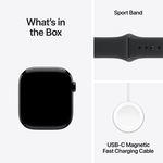 Apple Watch Series 11 GPS 46mm - Jet Black - Medium / Large (160 - 210mm) - Black