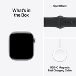 Apple Watch Series 11 GPS 46mm-Space Grey-Medium / Large (160 - 210mm) - Space Grey
