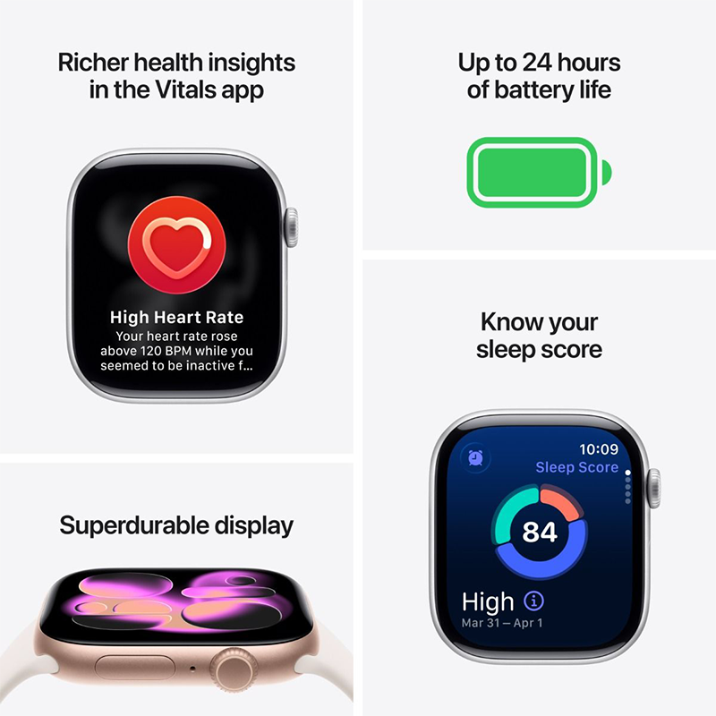Apple Watch Series 11 GPS 46mm-Space Grey-Small / Medium (140 - 190mm) - Space Grey