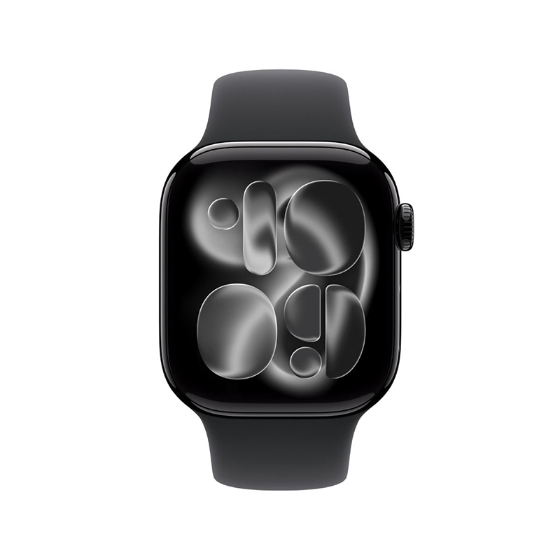 Apple Watch Series 11 GPS & Cellular 46mm - Jet Black - Medium / Large (160 - 210mm) - Black