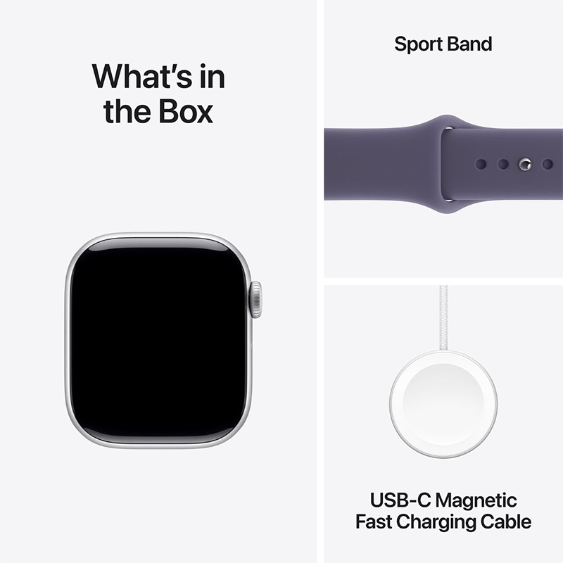 Apple Watch Series 11 GPS & Cellular 46mm - Silver - Medium / Large (160 - 210mm) - Silver
