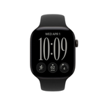 Apple Watch Series 12 GPS 46mm Black Aluminium Case with Black Sport Band - S/M
