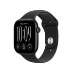 Apple Watch Series 12 GPS 46mm Black Aluminium Case with Black Sport Band - S/M