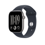 Apple Watch Series 12 GPS + Cellular 42mm Space Grey Aluminium Case with Navy Blue Sport Band - S/M - Navy Blue