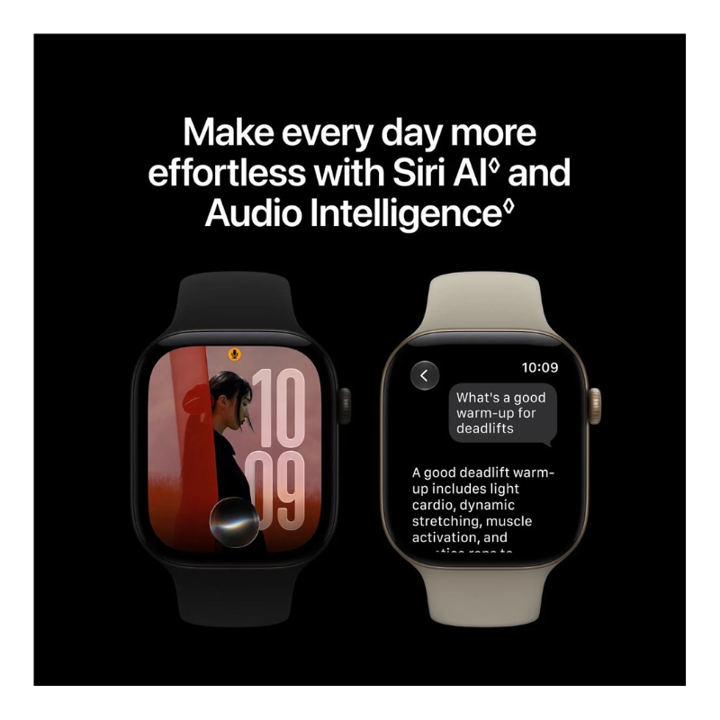Apple Watch Series 12 GPS + Cellular 46mm Dark Bronze Aluminium Case with Dark Bronze Milanese Loop - M/L - Dark Bronze