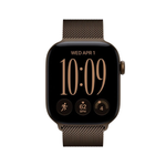 Apple Watch Series 12 GPS + Cellular 46mm Dark Bronze Aluminium Case with Dark Bronze Milanese Loop - M/L - Dark Bronze