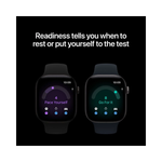 Apple Watch Series 12 GPS + Cellular 46mm Space Grey Aluminium Case with Navy Blue Sport Band - M/L