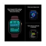 Apple Watch Series 12 GPS + Cellular 46mm Space Grey Aluminium Case with Navy Blue Sport Band - M/L