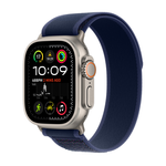 Apple Watch Ultra 2 GPS + Cellular 49mm Natural Titanium Case with Blue Trail Loop - S/M - Blue